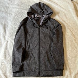 Gray X- Large Dri-fit Nike zip up hoodie